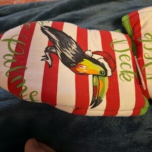 Tommy Bahama Red and White Mini Mitts